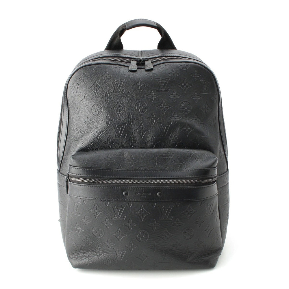 Louis Vuitton Leather Shadow Black Sprinter Backpack Rucksack Daypack Black